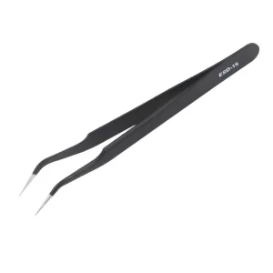 PLUSIVO ESD-15 Curved Antistatic Tweezer