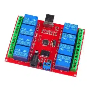 12V 8 Channel USB Relay Module Programmable Computer Control Switch For Smart Home PC