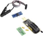 CH341A 24 25 Series EEPROM Flash BIOS USB Programmer Module + SOIC8 SOP8 Test Clip For EEPROM 93CXX / 25CXX / 24CXX