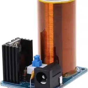 Mini DIY Tesla Coil Kit - Wireless Electric Power Transmission Lighting for School Projects DC 12V