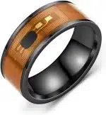 NFC Smart Ring – Black Brown – size 12