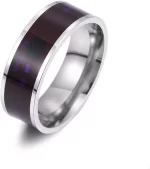 NFC Smart Ring – Silver purple – size 11