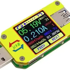 UM34C with Bluetooth for APP USB 3.0 Type-C DC Voltmeter ammeter voltage current meter battery charge measure cable resistance Tester