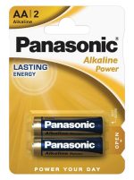 AA panasonic Alkaline Battery 2pcs