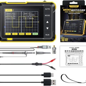 FNIRSI DSO152 Mini Handheld Digital Oscilloscope 2.5MSa/s 200KHz Analog Bandwidth 800VPP Support Firmware Upgrade PWM Output