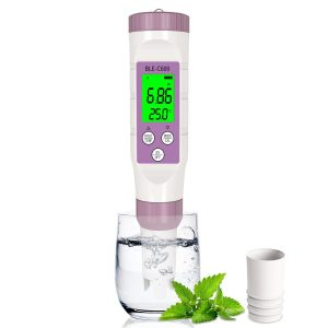 7 IN 1 TEMP ORP EC TDS SALINITY S.G PH METER with BLUETOOTH - BLE-C600