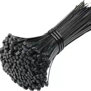 Self-locking Nylon Cable Ties 20cm 200pcs - BLACK