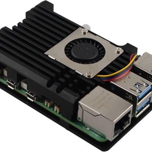 Raspberry Pi5 Aluminium Alloy Case with Cooling Fan