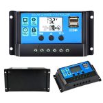Solar Charge Controller PWM 30A 12V 24V Auto Dual USB LCD Display