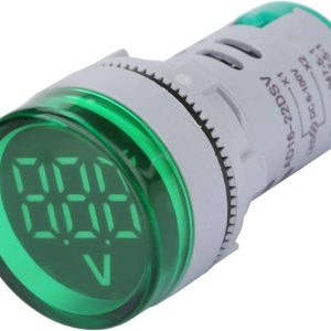 AC20- 500V Mini LED Digital Display Voltmeter 22mm AD16-22DSV