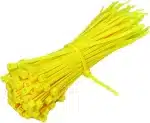 Self-locking Nylon Cable Ties 10cm 100pcs - YELLOW