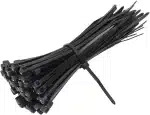 Self-locking Nylon Cable Ties 10cm 100pcs - BLACK