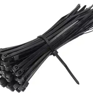 Self-locking Nylon Cable Ties 10cm 100pcs - BLACK