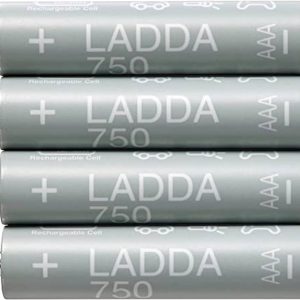 RECHARGEABLE LADDA BATTERIES 750MAH (R6 AAA 1.2V) - MADE IN JAPAN(One Battery )