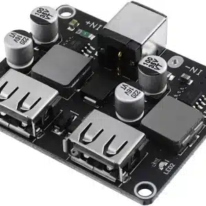 QC3.0 QC2.0 USB DC-DC Buck Converter Charging Step Down Module 6-32V 9V 12V 24V to Fast Quick Charger Circuit Board 3V 5V 12V Two Channel