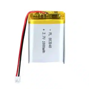 3.7v 1000mah Li-Po Battery