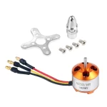 A2212 Brushless Motor with Banana Plugs (1400 KV)