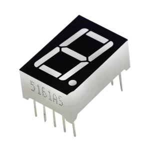1 Digit 7 Segment Display - Common Cathode