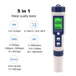5 in 1 TDS/EC/PH/Salinity/Temperature Meter - EZ-9909A