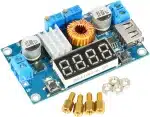 XL4015 5A High power 75W Constant Voltage and Current DC-DC adjustable step down Buck module + LED With Two Switch