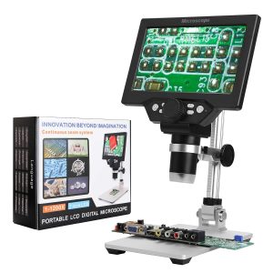 Portable 7 inch LCD digital microscope 1-1200x