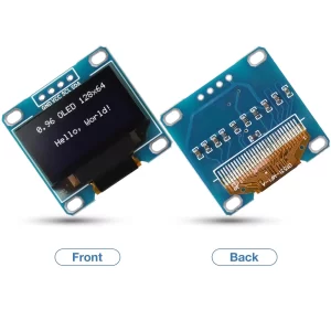 0.96 inch OLED Screen with I2C IIC Interface (white)