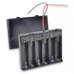 6AA Battery Storage Box Case with Switch