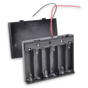 6AA Battery Storage Box Case with Switch