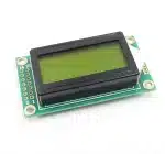 0802 LCD 8x2 5V Character LCD Display Module Green Backlight