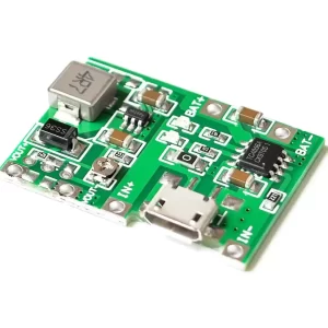Lithium Li-ion 3.7V 4.2V 2A Battery Charging Board DC-DC Step Up TP4056 Boost Module Integrated Circuits