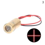 Laser Head 650nm 9mm 3V 50mW Laser Cross Diode Module Red Copper Head
