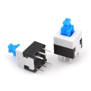 Double-row Self Lock Switch 6 Pins 8x8mm