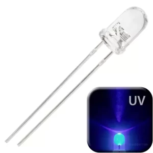 5mm 395nm - 400nm UV led transparent high-quality