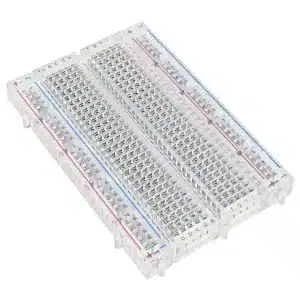 Transparent breadboard 400 tie-points