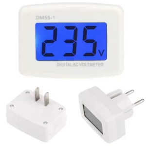 AC 80 300V LCD Digital Voltmeter DM55-1