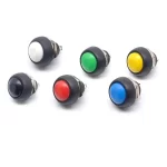 2Pin Mini Switch 1A 12v waterproof switch pbs33b momentary Push button Non-locking