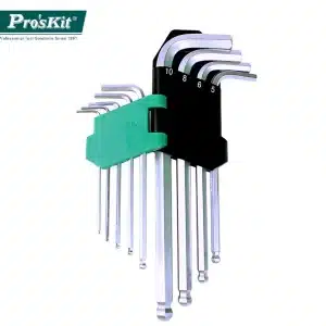 Pro'skit 9PCS Extra Long Arm Ball PointHex Key Set(1.5,2,2.5,3,4,5,6,8,10mm) HW-229BL