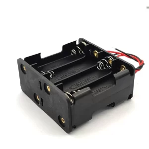 back to back 8AA Batteries Storage Box Holder
