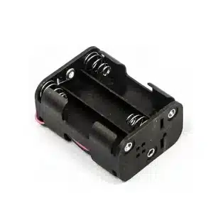 back to back 6AA Batteries Storage Box Holder