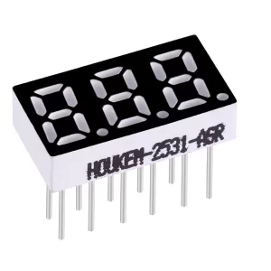 3 Digits 7 Segment LED Display