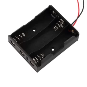 3AA Batteries Storage Box Holder
