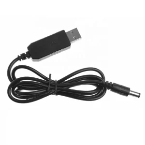 USB DC 5V to DC 5V Step up Cable Module Converter 2.1x5.5mm Male Connector