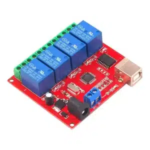 12V 4 Channel USB Relay Module Programmable Computer Control Switch For Smart Home PC