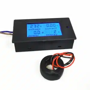 AC 220V 100A Single Phase Digital Wattmeter PZEM-061 with Coil CT