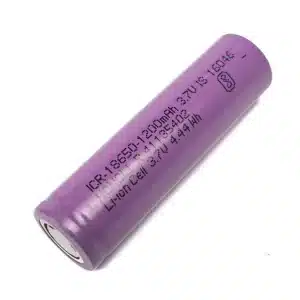 Lithium Battery 18650 3.7v 1200mAh JPS