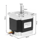 Nema23 stepper motor 1.2Nm 280g.cm² 57*57*56mm - 23HD56005Y-21B