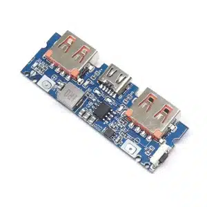 Lithium Battery Charger Board LED Dual USB 5V 2.4A Micro/Type-C USB Mobile Power Bank 18650 Charging Module