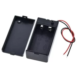 9V Battery Storage Case Holder