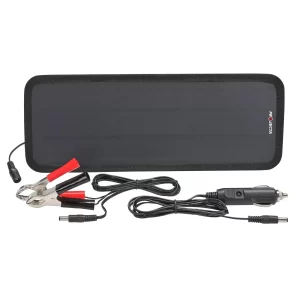 12V 5W Solar Panel Multi Purpose Portable Battery Power Bank Charger
