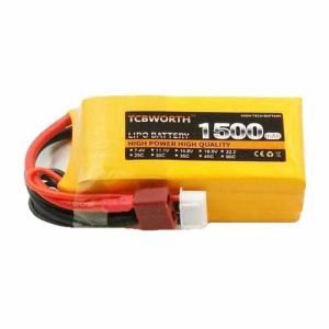 TCBWORTH Lipo Battery 3s 11.1v - 1500mAh 60C XT60